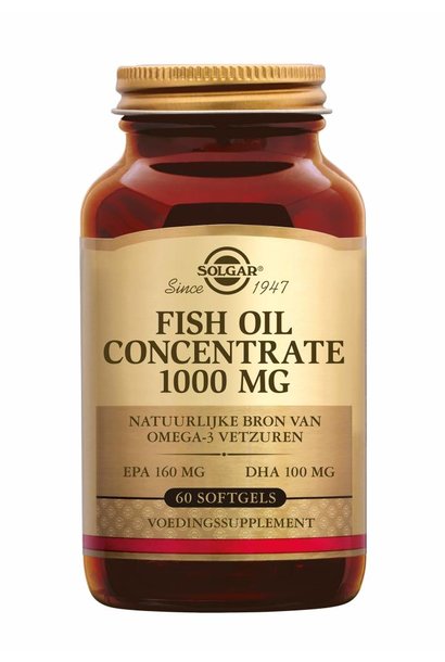 Fish Oil Concentrate 1000 mg 120 softgels