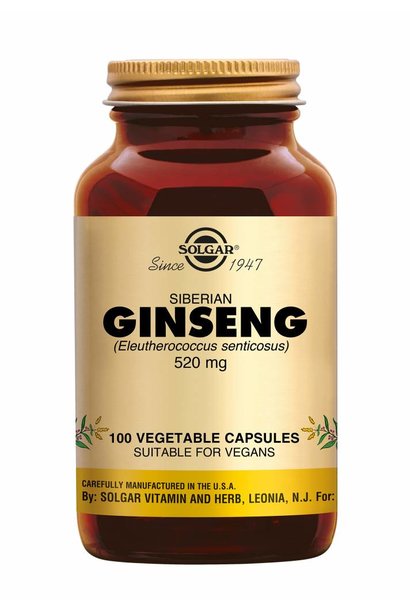 Ginseng Siberian 520 mg 100 plantaardige capsules