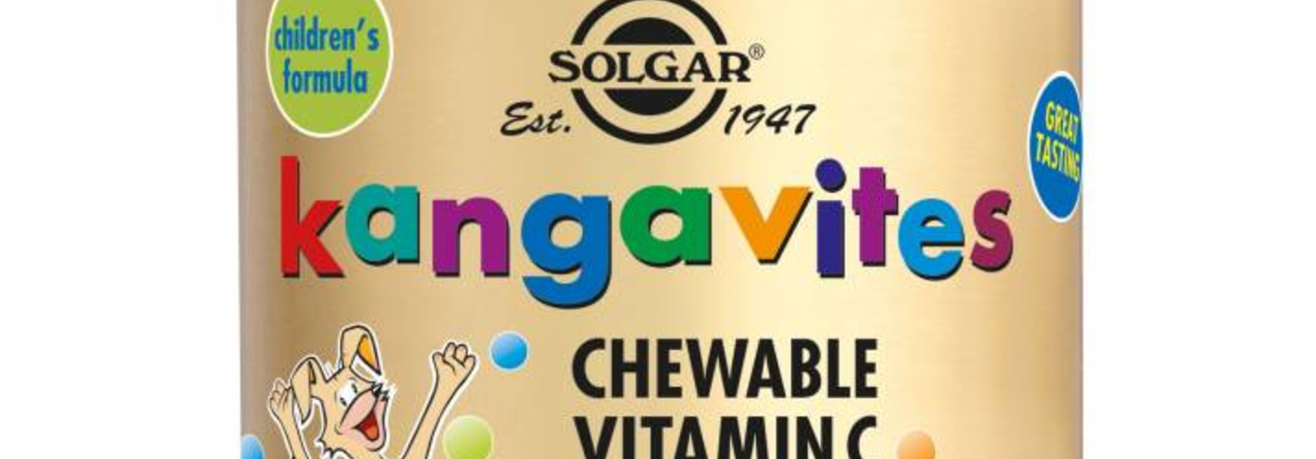 Kangavites Chewable Vitamin C 100 mg 90 kauwtabletten