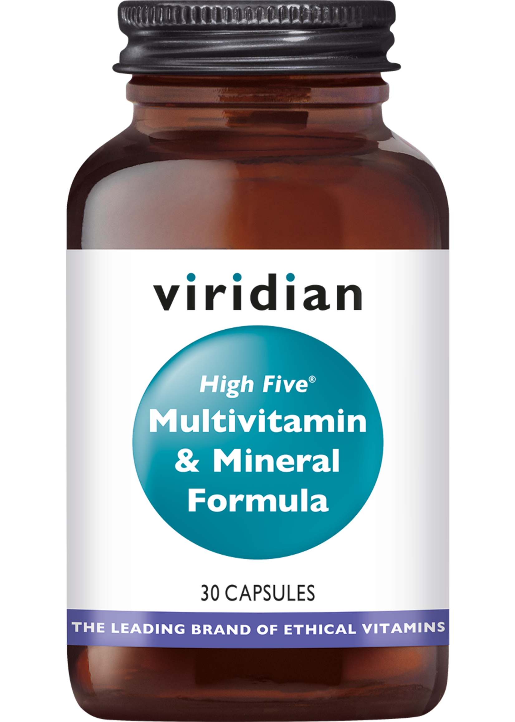 Viridian HIGH FIVE® Multivitamin Mineral Formula 60 plantaardige capsules