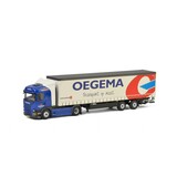 Scania Scania R Streamline Highline 4x2 + Curtainside Tautliner Semitrailer 2 axle 'Oegema' - 1:50 - WSI Models Scania Scania R Streamline Highline 4x2 + Curtainside Tautliner Semitrailer 2 axle 'Oegema' - 1:50 - WSI Models