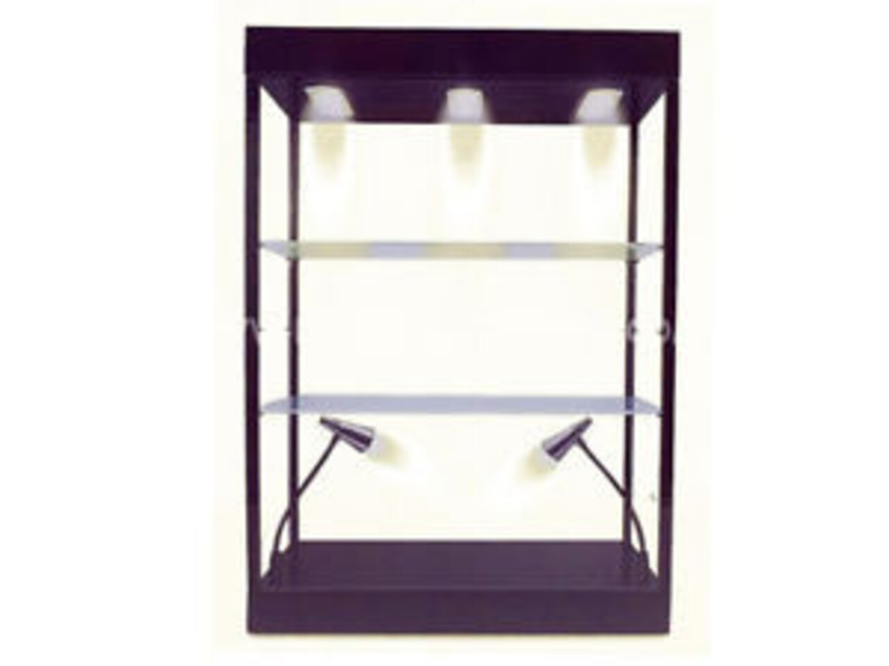 Linkwow LED Lighted Display Case - 2 Adjustable Shelves - Linkwow