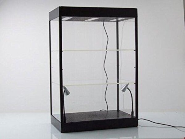 Linkwow LED Lighted Display Case - 2 Adjustable Shelves - Linkwow