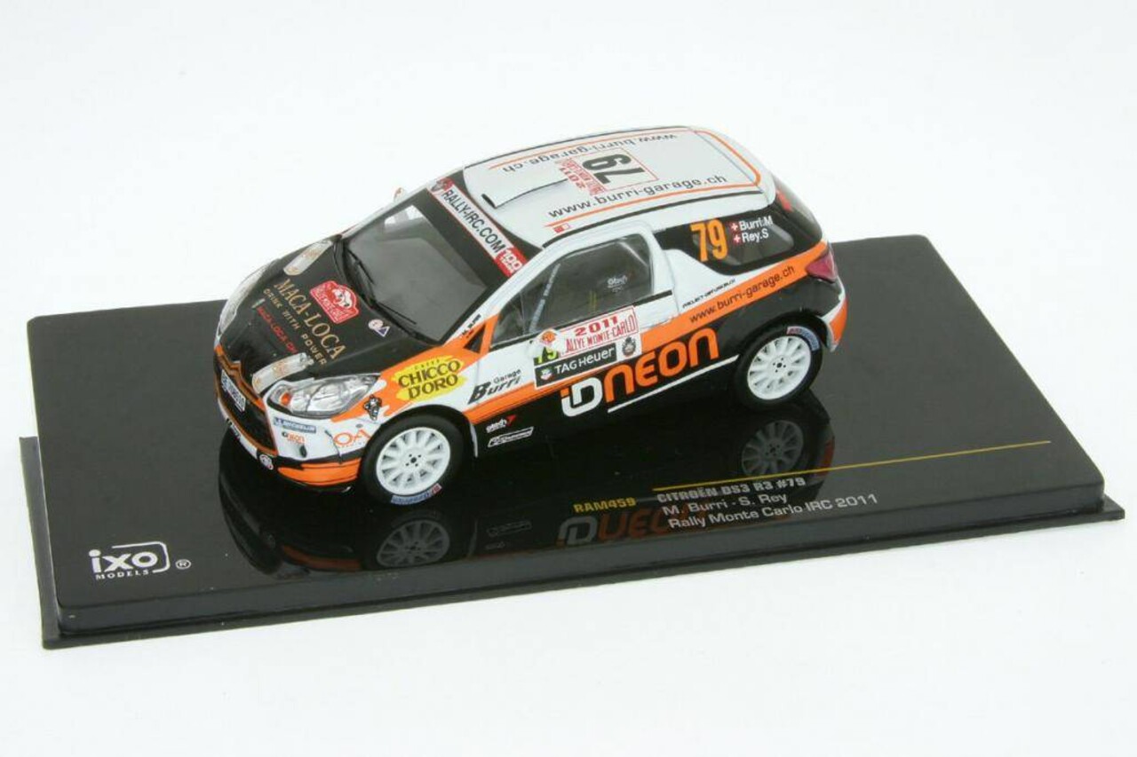 Citroen Citroën DS3 R3 #79 Rally Monte Carlo IRC 2011 - 1:43 - IXO Models Citroen Citroën DS3 R3 #79 Rally Monte Carlo IRC 2011 - 1:43 - IXO Models