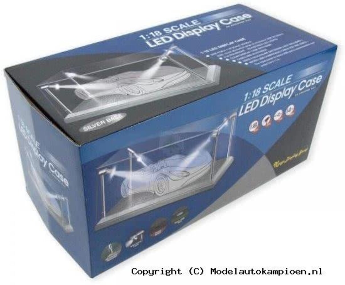 Kings Display Group Auto LED Display Case - 1:18 - Kings Display Group Kings Display Group Auto LED Display Case - 1:18 - Kings Display Group