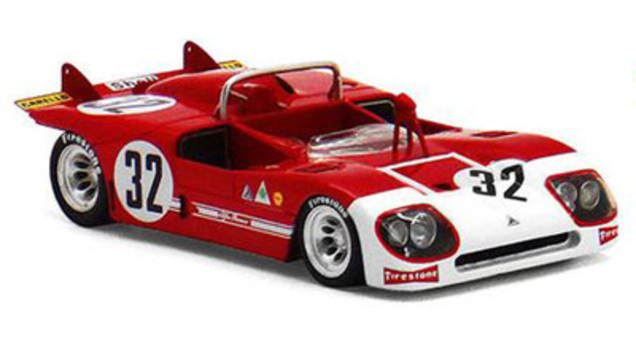 Alfa Romeo Alfa Romeo Tipo 33/3 #32 3rd Place 12h Sebring  1971 - 1:43 - TrueScale Miniatures