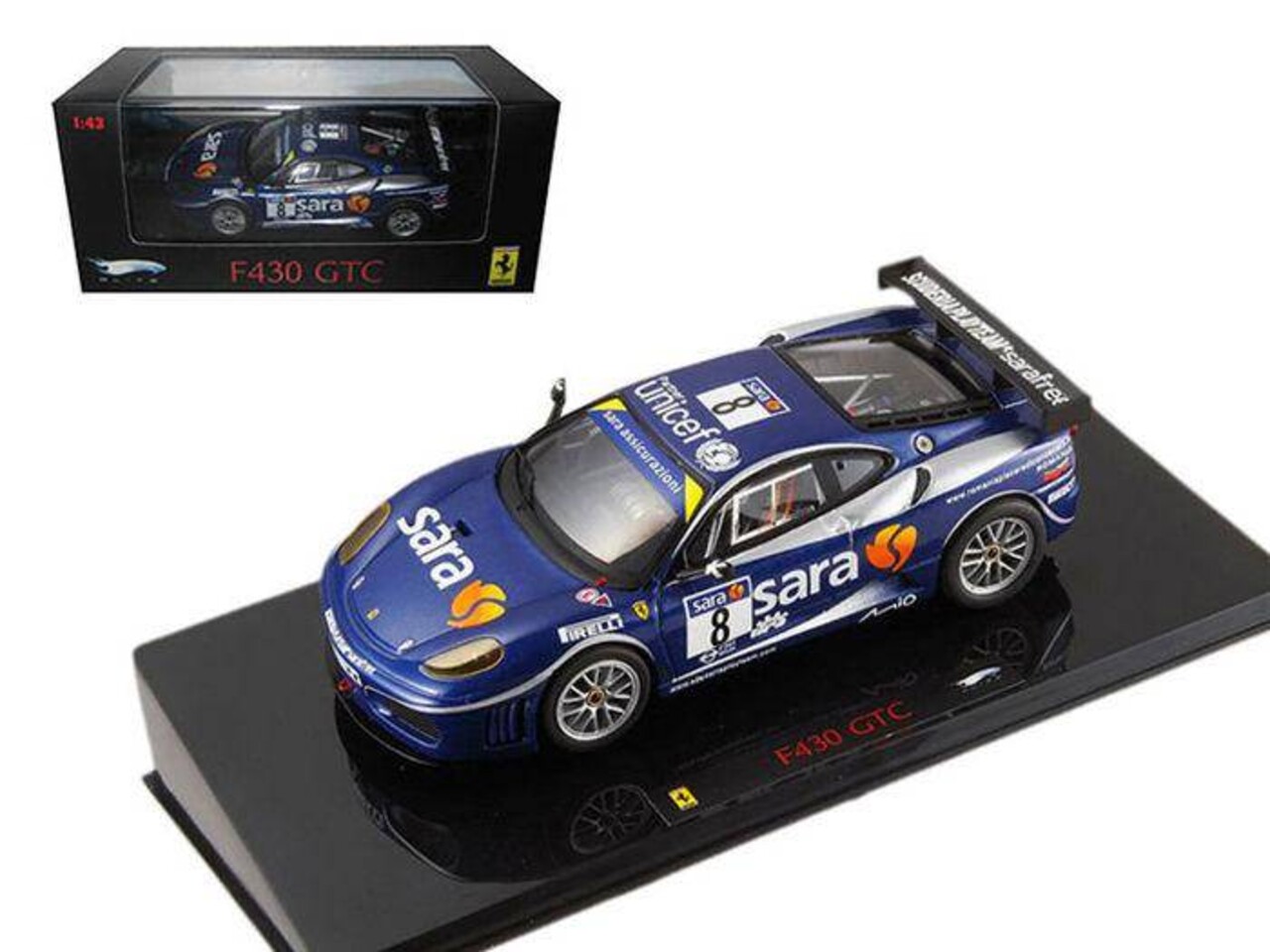 Ferrari Ferrari F430 GTC #8 - 1:43 - Hotwheels Elite