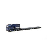 Volvo Volvo FH 4 Globetrotter XL 8x4 + Lowloader 3 + 7 axle + Ballastbox 'Ocean Traders' - 1:50 - WSI Models