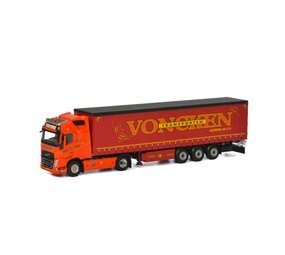 Volvo Volvo FH4 Globetrotter 4x2 + Curtainside Tautliner Trailer 3 axle 'Voncken Transporten BV' - 1:50 - WSI Models Volvo Volvo FH4 Globetrotter 4x2 + Curtainside Tautliner Trailer 3 axle 'Voncken Transporten BV' - 1:50 - WSI Models