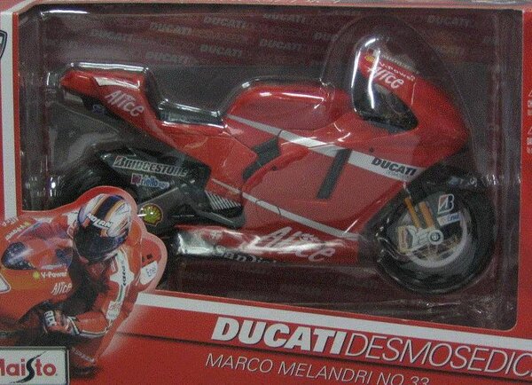 Ducati Ducati Desmosedici M. Melandri - 1:10 - Maisto Ducati Ducati Desmosedici M. Melandri - 1:10 - Maisto