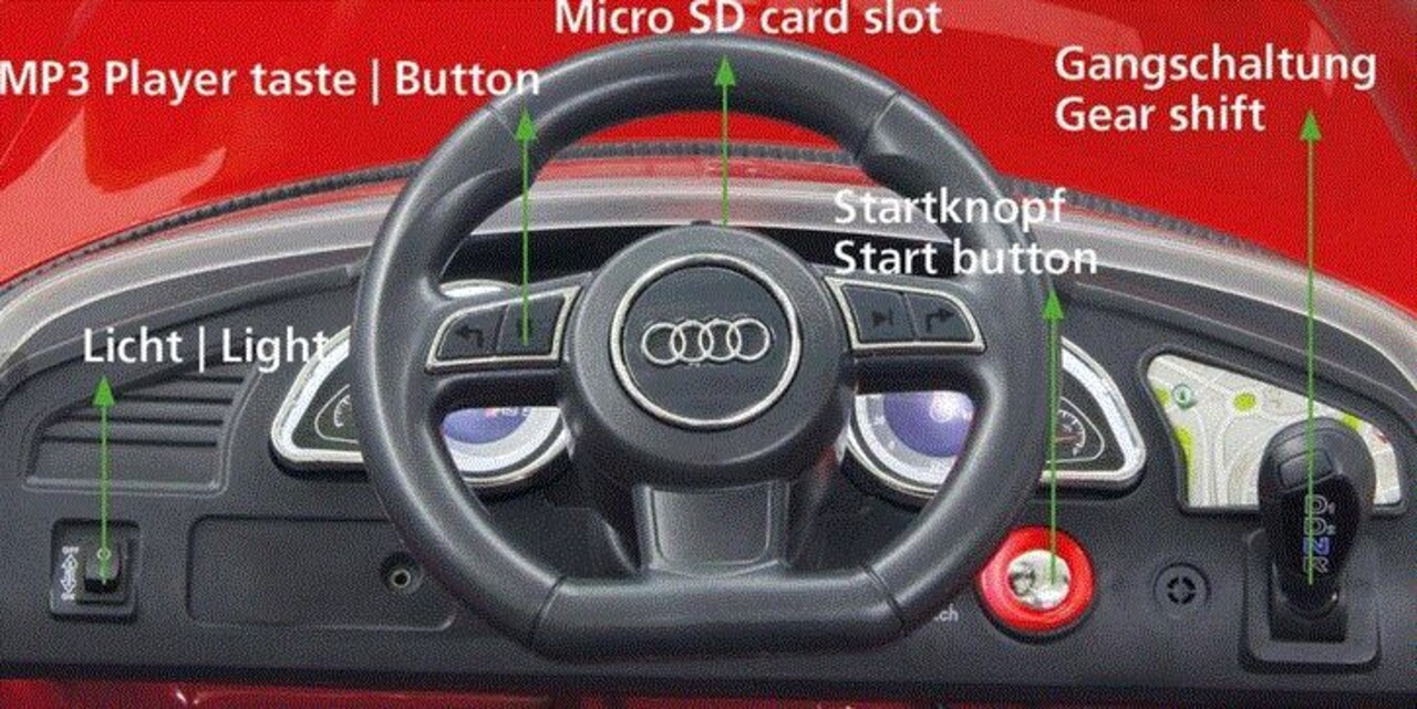 Jamara Audi RS5 2.4 GHz 12V - Ride-On Car - Jamara Jamara Audi RS5 2.4 GHz 12V - Ride-On Car - Jamara