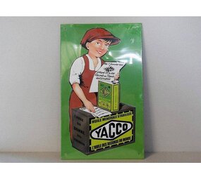 Blikken bord Tin Plate Yacco (17 cm x 28 cm) Blikken bord Tin Plate Yacco (17 cm x 28 cm)