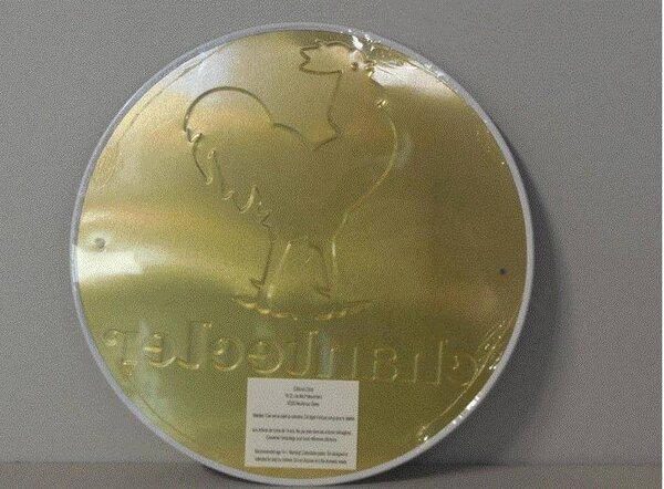 Blikken bord Tin Plate Chantecler (21 cm x 21 cm) Blikken bord Tin Plate Chantecler (21 cm x 21 cm)