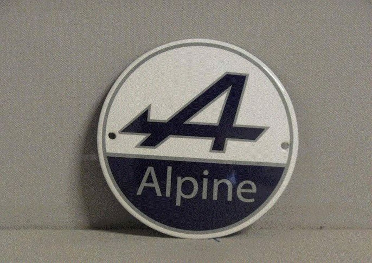 Emaille Bord Emaille Bord Alpine (10 cm)