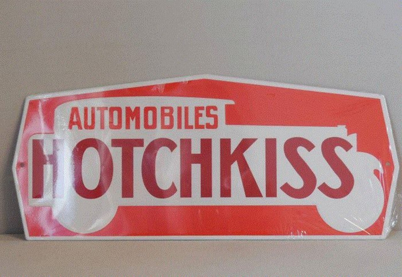 Blikken bord Blikken Bord Automobiles Hotchkiss (27,5 cm x 12 cm) Blikken bord Blikken Bord Automobiles Hotchkiss (27,5 cm x 12 cm)