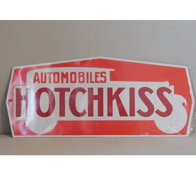 Blikken bord Tin Plate Automobiles Hotchkiss (27,5 cm x 12 cm) Blikken bord Tin Plate Automobiles Hotchkiss (27,5 cm x 12 cm)