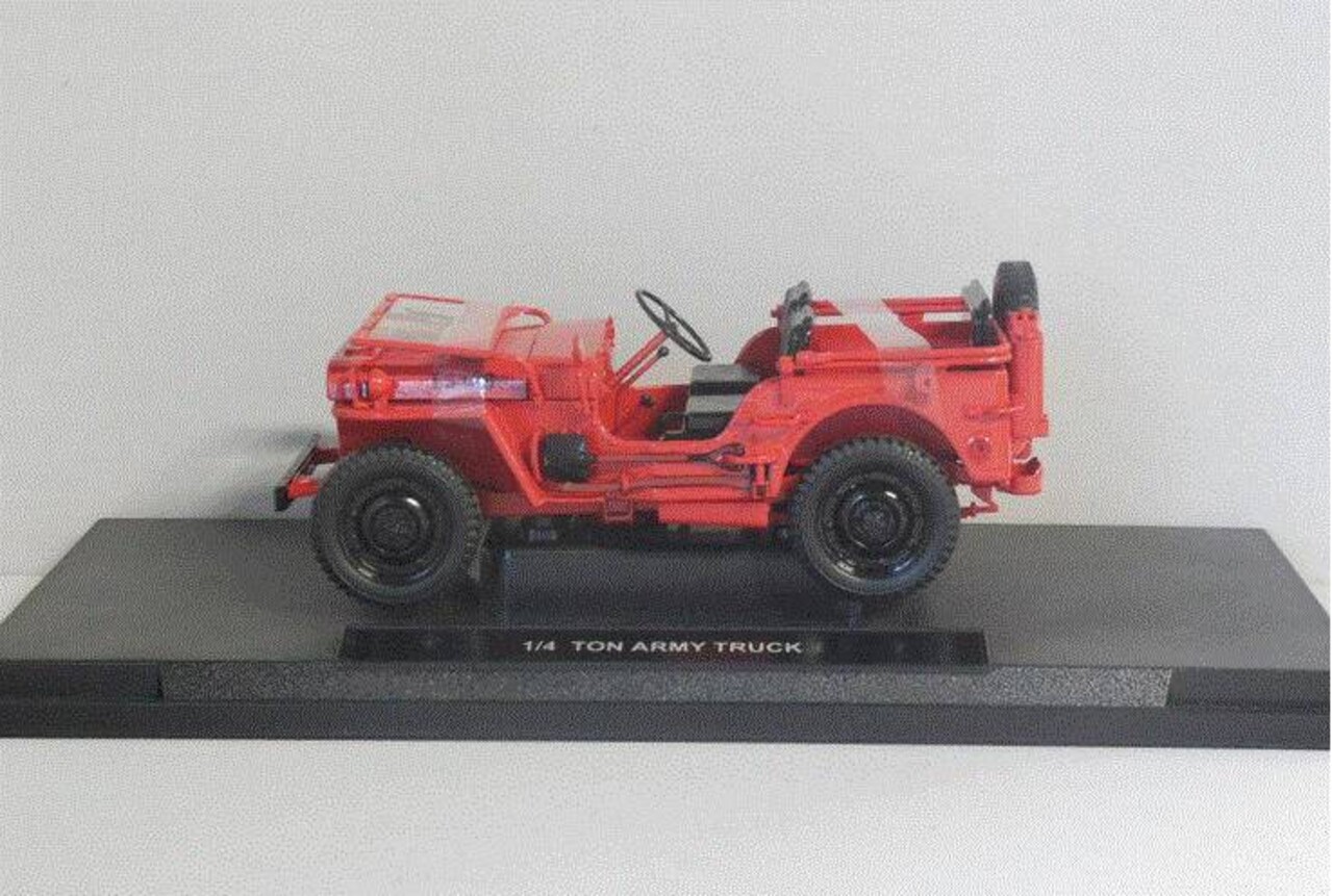 Jeep Jeep 1/4 Ton Army Truck - 1:18 - Welly