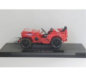 Jeep Jeep 1/4 Ton Army Truck - 1:18 - Welly Jeep Jeep 1/4 Ton Army Truck - 1:18 - Welly