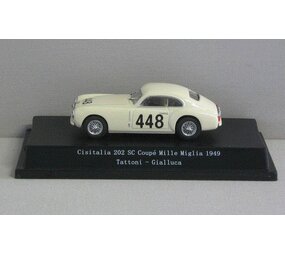Cisitalia Cisitalia 202 SC Coupé #448 Mille Miglia 1949 - 1:43 - Starline Models Cisitalia Cisitalia 202 SC Coupé #448 Mille Miglia 1949 - 1:43 - Starline Models