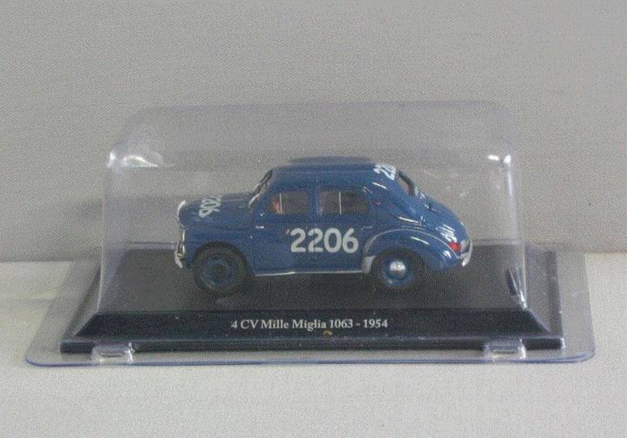 Renault Renault 4CV #2206 Mille Miglia 1063 1954 - 1:43 - Atlas Renault Renault 4CV #2206 Mille Miglia 1063 1954 - 1:43 - Atlas