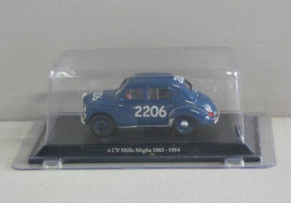 Renault Renault 4CV #2206 Mille Miglia 1063 1954 - 1:43 - Atlas Renault Renault 4CV #2206 Mille Miglia 1063 1954 - 1:43 - Atlas