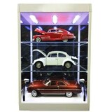 Linkwow LED Lighted Display Case - 2 Adjustable Shelves - Linkwow