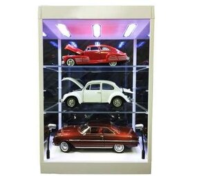 Linkwow LED Lighted Display Case - 2 Adjustable Shelves - Linkwow Linkwow LED Lighted Display Case - 2 Adjustable Shelves - Linkwow