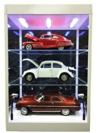 Linkwow LED Lighted Display Case - 2 Adjustable Shelves - Linkwow Linkwow LED Lighted Display Case - 2 Adjustable Shelves - Linkwow