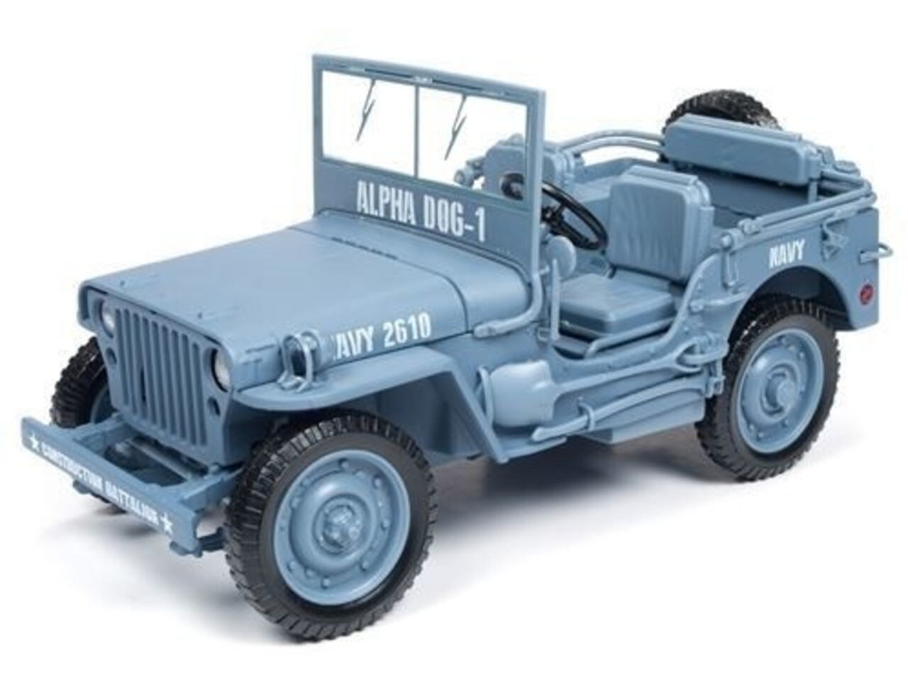 Jeep Willys MB Jeep WWII Construction Battalion 1941 - 1:18 - Auto World