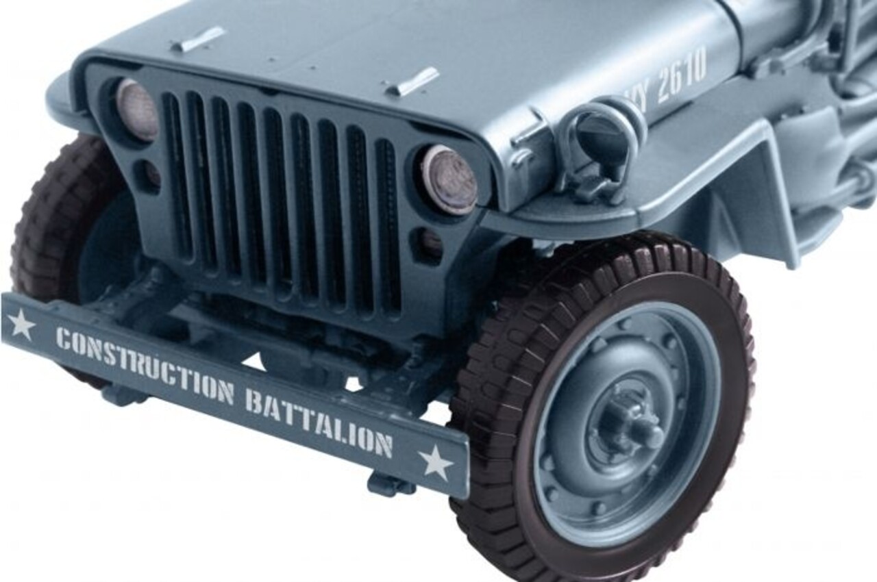 Jeep Willys MB Jeep WWII Construction Battalion 1941 - 1:18 - Auto World