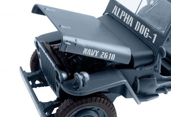 Jeep Willys MB Jeep WWII Construction Battalion 1941 - 1:18 - Auto World