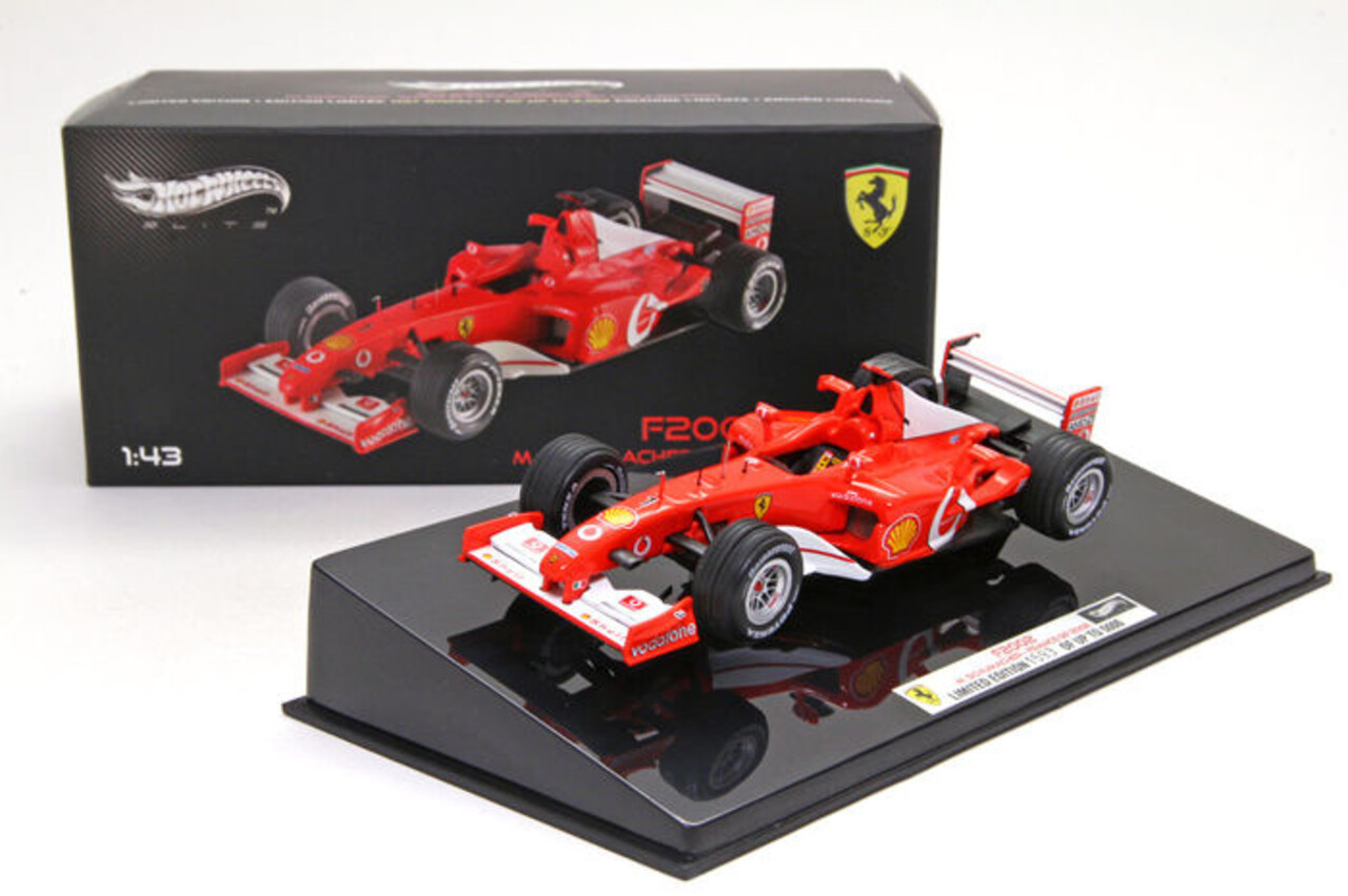Formule 1 Ferrari F2002 M. Schumacher France GP 2002 - 1:43 - Hot Wheels Elite