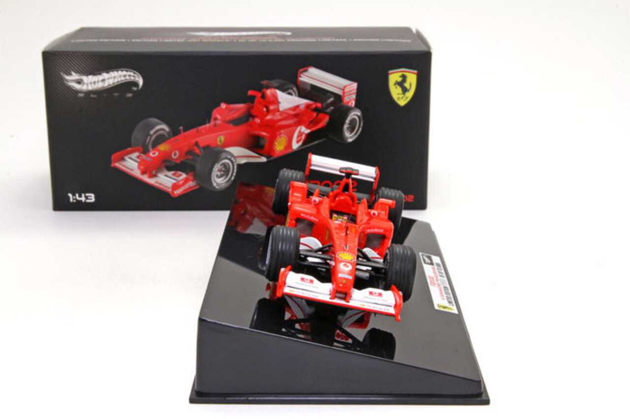 Formule 1 Ferrari F2002 M. Schumacher France GP 2002 - 1:43 - Hot Wheels Elite