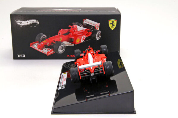 Formule 1 Ferrari F2002 M. Schumacher France GP 2002 - 1:43 - Hot Wheels Elite