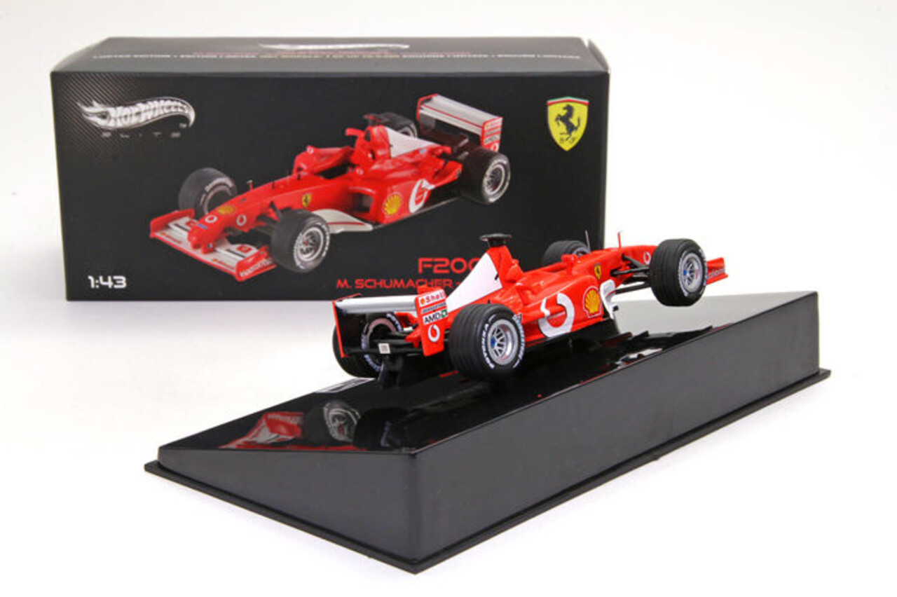 Formule 1 Ferrari F2002 M. Schumacher France GP 2002 - 1:43 - Hot Wheels Elite