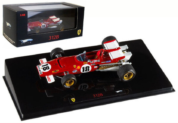 Formule 1 Ferrari 312B #18 - 1:43 - Hot Wheels Elite Formule 1 Ferrari 312B #18 - 1:43 - Hot Wheels Elite
