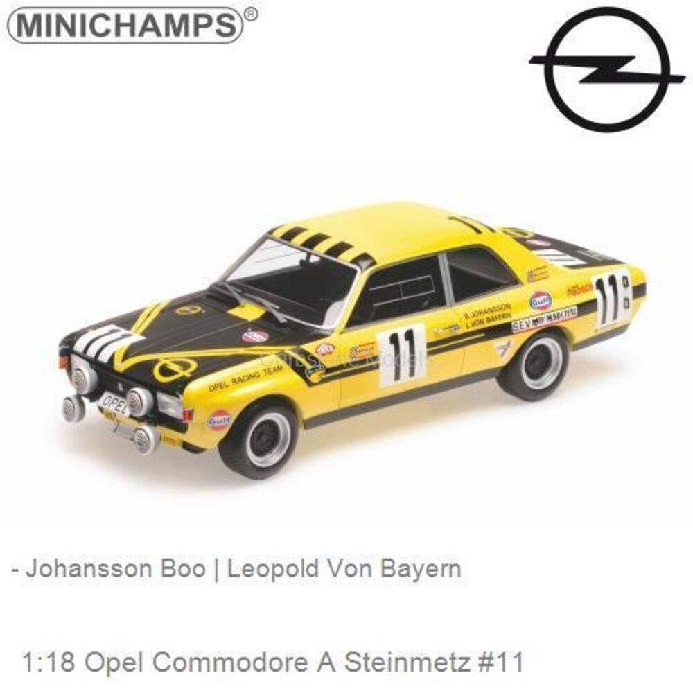 Opel Opel Commodore A Steinmetz #11 24h Spa 1970 - 1:18 - Minichamps