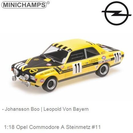 Opel Opel Commodore A Steinmetz #11 24h Spa 1970 - 1:18 - Minichamps