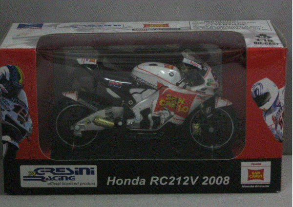 Honda Honda RC212V 'S. Nakano' 2008 - 1:18 - NewRay Honda Honda RC212V 'S. Nakano' 2008 - 1:18 - NewRay