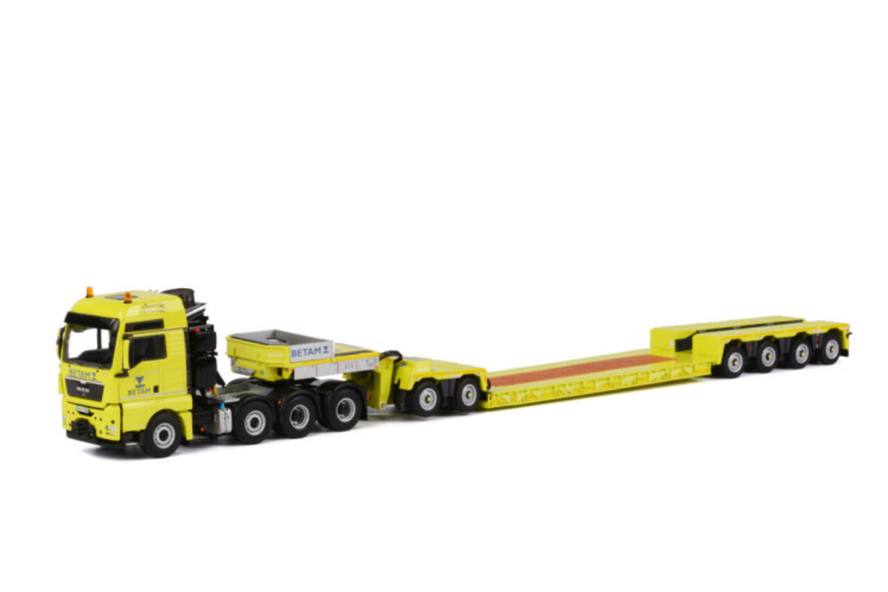 MAN MAN TGX XLX 8x4 + Low Loader Pendel X 'Betam' - 1:50 - WSI Models