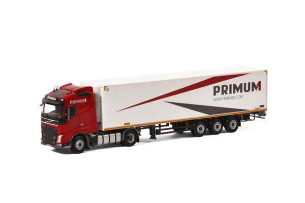 Volvo Volvo FH4 Globetrotter 4x2 + Reefer Trailer Carrier 3 axle 'Primum' - 1:50 - WSI Models Volvo Volvo FH4 Globetrotter 4x2 + Reefer Trailer Carrier 3 axle 'Primum' - 1:50 - WSI Models