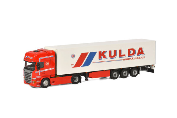 Scania Scania R Streamline Topline 4x2 + Reefer Trailer 3 axle 'Zdenek Kulda s.r.o.' - 1:50 - WSI Models