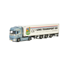 Scania Scania R Highline CR20H 4x2 + Reefer Semitrailer 3 axle 'Lens Transport' - 1:50 - WSI Models Scania Scania R Highline CR20H 4x2 + Reefer Semitrailer 3 axle 'Lens Transport' - 1:50 - WSI Models
