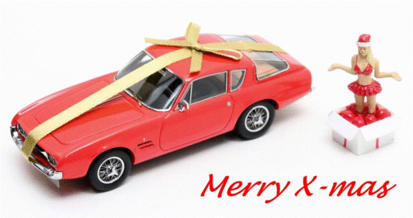 Ghia Ghia 230S Coupe 1963 Red X-Mas Edition - 1:43 - Matrix Scale Models Ghia Ghia 230S Coupe 1963 Red X-Mas Edition - 1:43 - Matrix Scale Models