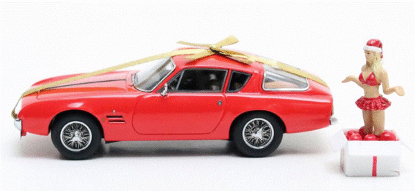 Ghia Ghia 230S Coupe 1963 Red X-Mas Edition - 1:43 - Matrix Scale Models Ghia Ghia 230S Coupe 1963 Red X-Mas Edition - 1:43 - Matrix Scale Models