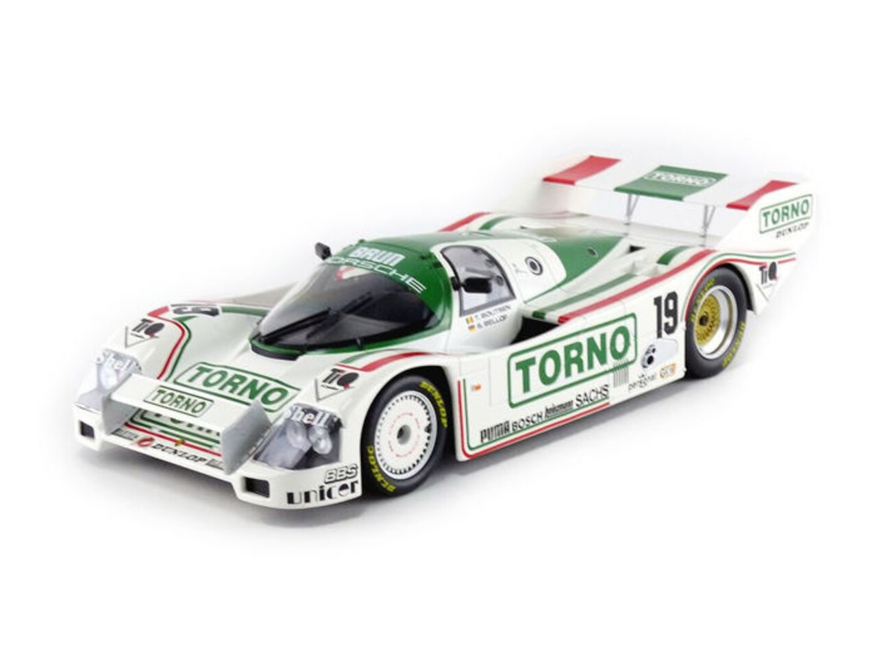 Porsche Porsche 962 C #19 3rd Place 1000km Mugello 1985 - 1:18 - Norev