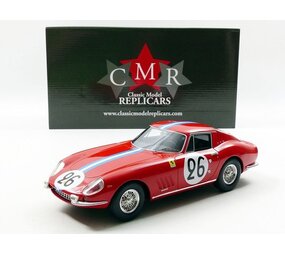 Ferrari Ferrari 275 GTB #26 Le Mans 1966 - 1:18 - CMR Classic Model Replicars Ferrari Ferrari 275 GTB #26 Le Mans 1966 - 1:18 - CMR Classic Model Replicars