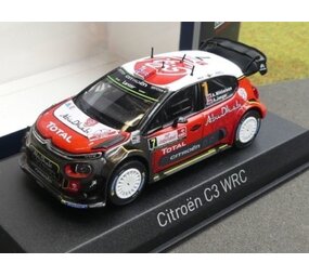 Citroen Citroen C 3 WRC Abu Dhabi #7 Rallye Poland 2017 - 1:43 - Norev Citroen Citroen C 3 WRC Abu Dhabi #7 Rallye Poland 2017 - 1:43 - Norev