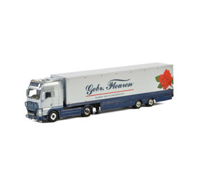 MAN MAN TGX XXL 4x2 + Semi Box Trailer 2 axle 'Gebr. Fleuren' - 1:50 - WSI Models MAN MAN TGX XXL 4x2 + Semi Box Trailer 2 axle 'Gebr. Fleuren' - 1:50 - WSI Models
