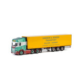 Scania Scania R Highline CR20H 6x2 Tag Axle + Reefer Semitrailer 3 axle 'Hansen & Jensen Transport' - 1:50 - WSI Models Scania Scania R Highline CR20H 6x2 Tag Axle + Reefer Semitrailer 3 axle 'Hansen & Jensen Transport' - 1:50 - WSI Models
